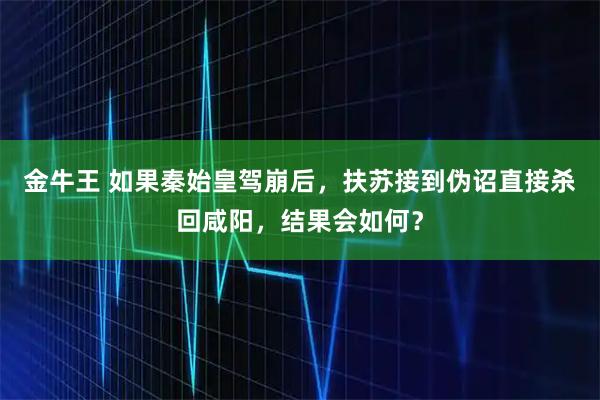 金牛王 如果秦始皇驾崩后，扶苏接到伪诏直接杀回咸阳，结果会如何？