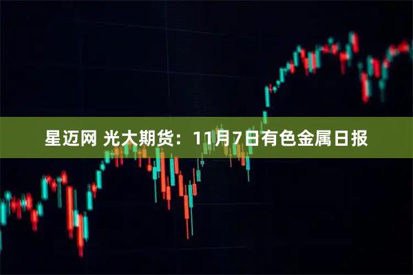 星迈网 光大期货：11月7日有色金属日报